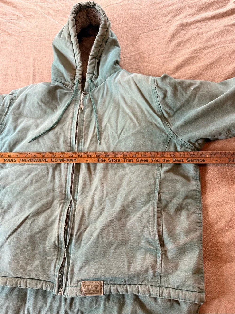 Schmidt workwear Women's XL Hooded Jacket in Sage Green
